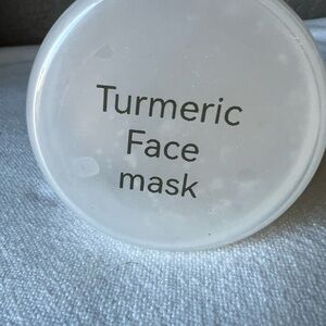 Hand Crafted Turmeric Face Mask - White